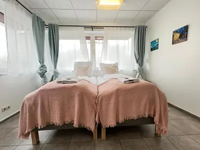 Ein Bett oder Betten in einem Zimmer der Unterkunft Lux and Big Apartment