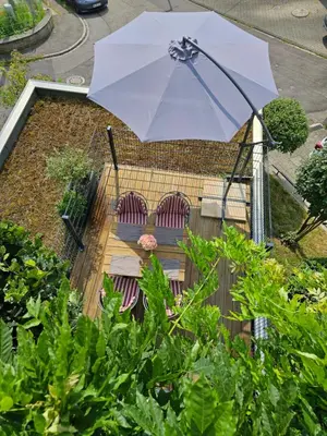 Ein Garten an der Unterkunft Ferienwohnung Sieben Raben