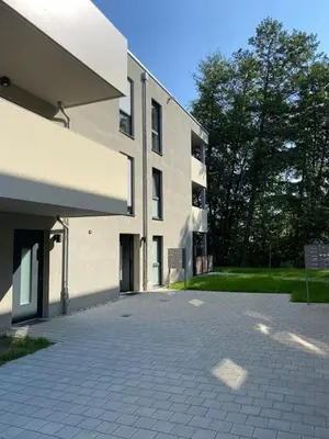 Das Gebäude in dem sich die Ferienwohnung befindet