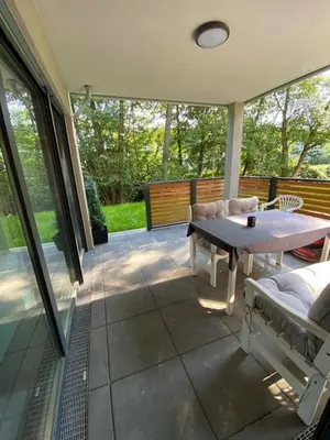 Ein Balkon oder eine Terrasse in der Unterkunft Sonnenbergs Quartier