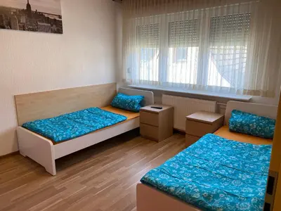 Grundriss der Unterkunft Wohnung mit 4 Schlafzimmer, bis 6 Personen, Privatparkplatz