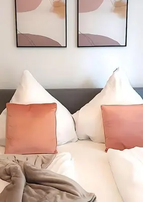 Ein Bett oder Betten in einem Zimmer der Unterkunft Ludwigshafen-Bahnhofsresidenz