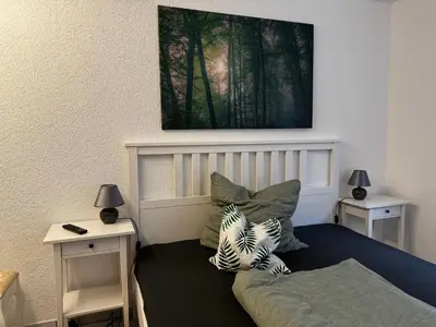 Ein Bett oder Betten in einem Zimmer der Unterkunft Landleben pur