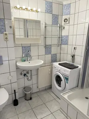 Ein Badezimmer in der Unterkunft Hyra Living- Apartment in Ilsfeld nahe A81