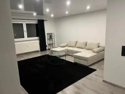Ein Sitzbereich in der Unterkunft 4 Zimmer Wohnung - 120qm