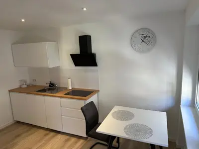 Küche/Küchenzeile in der Unterkunft Traum-Immo-Home Apartments