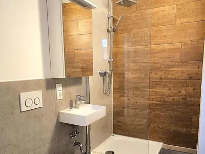 Ein Badezimmer in der Unterkunft Chic Apartments in idyllic location