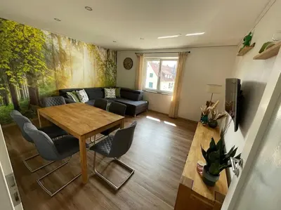 Grundriss der Unterkunft Zentrale Wohnung mit Küche&WLAN