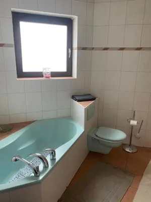 Ein Badezimmer in der Unterkunft Ferienwohnung Elli
