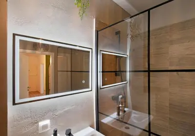 Ein Badezimmer in der Unterkunft Apartment Salvo