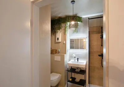 Ein Badezimmer in der Unterkunft Apartment Salvo