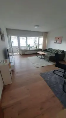 Ein Sitzbereich in der Unterkunft Gemütliche 3-Zimmer-Wohnung mit TG-Stellplatz - Top-Lage in Karlsruhe