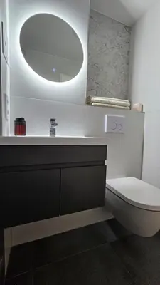 Ein Badezimmer in der Unterkunft Gast Appartment Germersheim