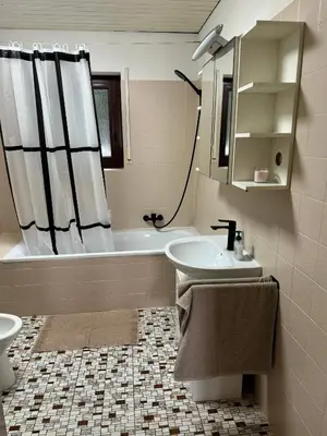 Ein Badezimmer in der Unterkunft Ferienwohnung an den Weinbergen