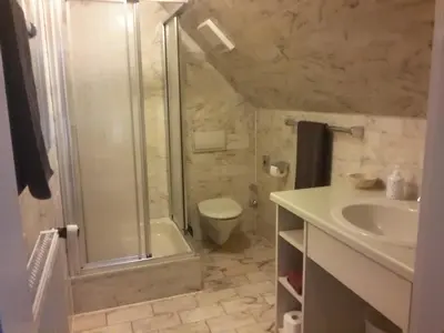 Ein Badezimmer in der Unterkunft Hotel Zum Schwanen