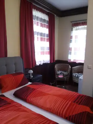 Ein Bett oder Betten in einem Zimmer der Unterkunft Hotel Zum Schwanen