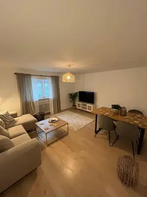 TV/Unterhaltungsangebot in der Unterkunft Schöne Wohnung Rheinstetten Forchheim Nähe MesseKA
