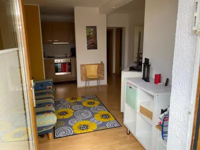 Küche/Küchenzeile in der Unterkunft Ferienwohnung Meschi