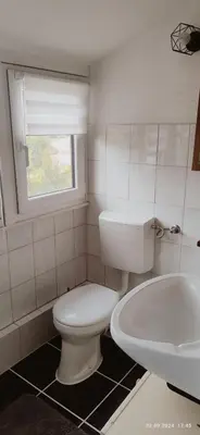 Ein Badezimmer in der Unterkunft Haus Helga