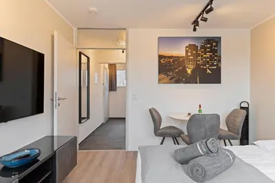 TV/Unterhaltungsangebot in der Unterkunft Apartment für 2 - WLAN - Parkplatz - Homeoffice