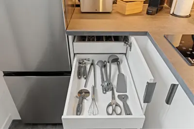 Küche/Küchenzeile in der Unterkunft Apartment für 2 - WLAN - Parkplatz - Homeoffice