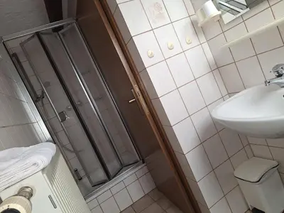 Ein Badezimmer in der Unterkunft Ferienwohnungen Haus Ruth