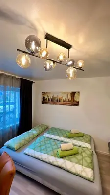 Grundriss der Unterkunft 2 Zimmer Wohnung mit Garten