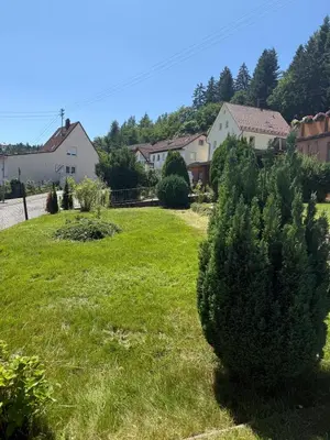 Ein Garten an der Unterkunft Monteur- und Ferienunterkunft Wilhelmsfeld & Heidelberg