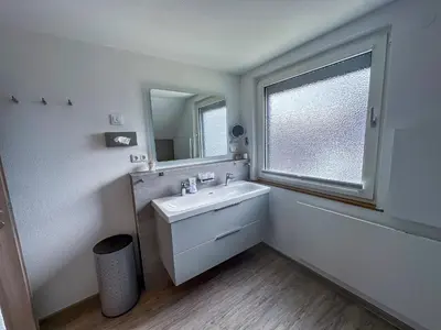 Ein Badezimmer in der Unterkunft Ferienhaus Hammerstein