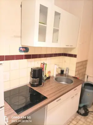 Küche/Küchenzeile in der Unterkunft Accomodation Worfelden