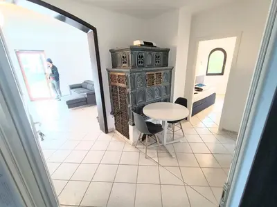 Küche/Küchenzeile in der Unterkunft Accomodation Worfelden