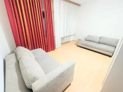 Ein Sitzbereich in der Unterkunft Accomodation Worfelden