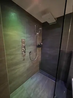 Ein Badezimmer in der Unterkunft Bonne âme - Ferienwohnung mit Sauna