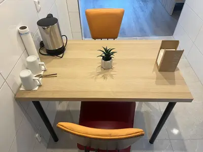 Kaffee-/Teezubehör in der Unterkunft City Apart 2 nahe Badewelt, Museum & Bahnhof mit NETFLIX