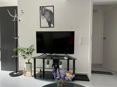 TV/Unterhaltungsangebot in der Unterkunft Delightful Studio with Balcony near Hockenheimring