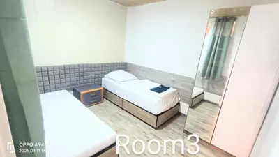 Ein Bett oder Betten in einem Zimmer der Unterkunft 1A Nauheim