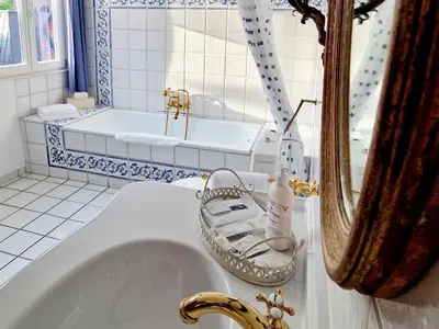 Ein Badezimmer in der Unterkunft Alte Pfarrey