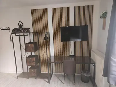 TV/Unterhaltungsangebot in der Unterkunft Zimmer mit eigenem Bad in Heidelberg