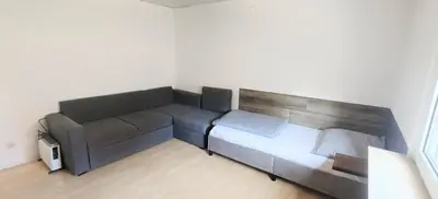 Ein Sitzbereich in der Unterkunft Haus66