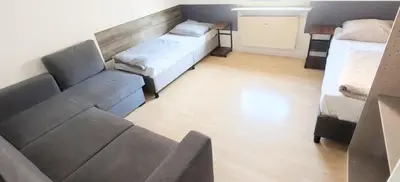 Ein Bett oder Betten in einem Zimmer der Unterkunft Haus66