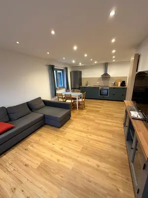 TV/Unterhaltungsangebot in der Unterkunft Ferienwohnung am Kastanienbusch