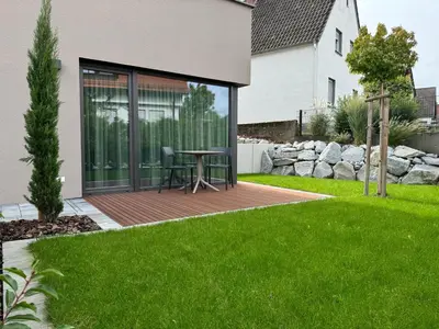 Ein Garten an der Unterkunft Ferienwohnung Pfälzer Auszeit