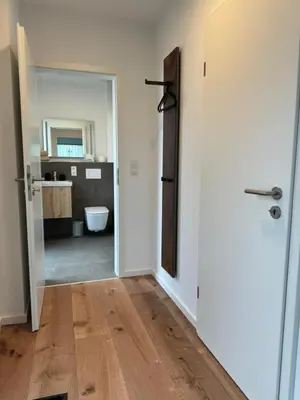 Ein Bett oder Betten in einem Zimmer der Unterkunft Ferienwohnung Pfälzer Auszeit