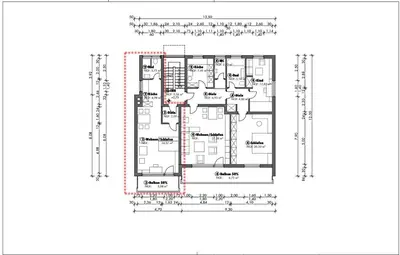 Grundriss der Unterkunft Arrive & Relax Darmstadt Whg 3