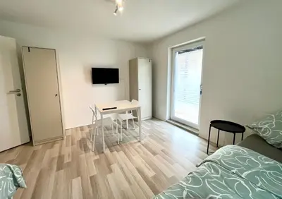 TV/Unterhaltungsangebot in der Unterkunft Ganze Wohnung - Parkplatz - Wi-fi - Küche - Balkon