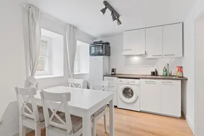 Küche/Küchenzeile in der Unterkunft Wohlfühl-Apartment Weissach