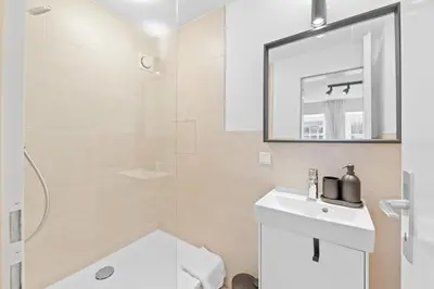 Ein Badezimmer in der Unterkunft Wohlfühl-Apartment Weissach