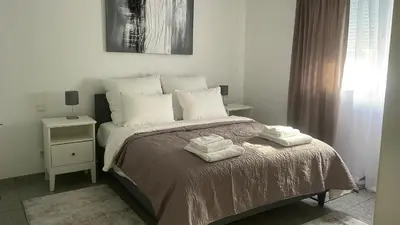 Ein Bett oder Betten in einem Zimmer der Unterkunft Ein Traum am Waldrand