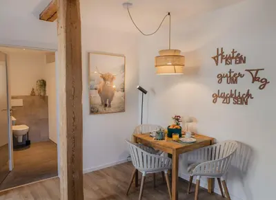 Ein Badezimmer in der Unterkunft MAINTERRASSE Boardinghouse am Fluss klimatisierte Apartments mit 80qm Terrasse