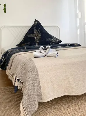 Ein Bett oder Betten in einem Zimmer der Unterkunft Großzügige - Exklusive Wohnung mit Flair & Tiefgarage